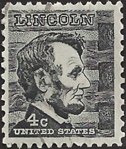 # 1282a TAGGED USED ABRAHAM LINCOLN