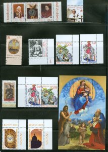 Vatican City 2012 Compete MNH Year Set