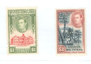 British Honduras #124-5  Single