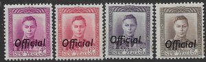 New Zealand  O-94-97 1946    4 values  FVF Mint - hinged