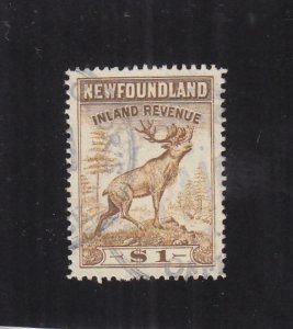 Canada: Newfoundland: Inland Revenue Tax Stamp, Van Damme #NFR30, Used (37031)