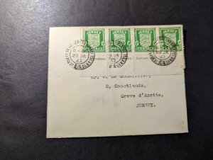 1942 British Channel Islands Cover Jersey Local Use