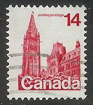#715 Canada used (B)