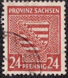 Germany DDR Russian Occupation Saxony 1945 -  13N10 Used