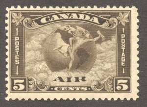Canada Scott C2 Unused NHDG - 1930 Air Mail Circles Globe Allegory - SCV $75.00