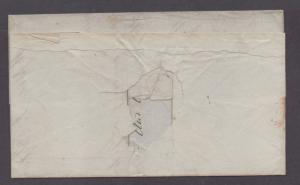 **Ireland Stampless Cover, 1842 Longford to Dublin, Contents