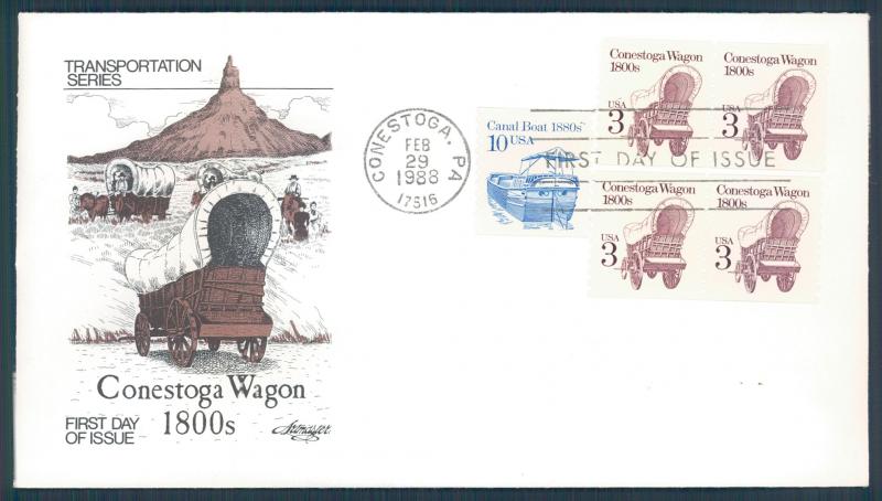 #2252 Conestoga Wagon  - Artmaster Cachet  MG