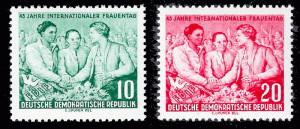 Germany, DDR 1955 Sc 231-32 MVLH Int