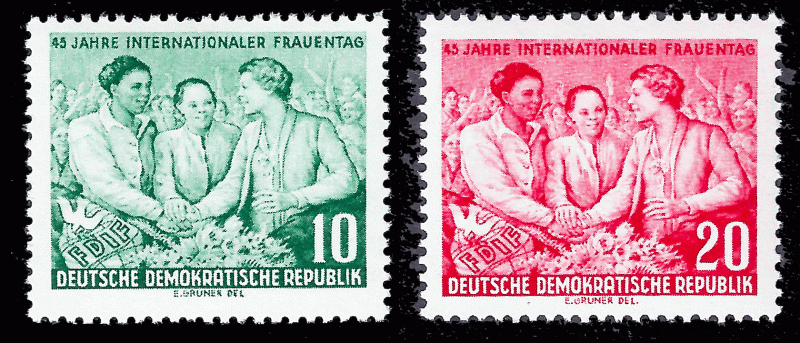 Germany, DDR 1955 Sc 231-32 MVLH Int