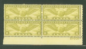 United States #C17 Mint (NH) Plate Block