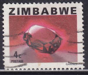 Zimbabwe 416 USED 1980 Garnet