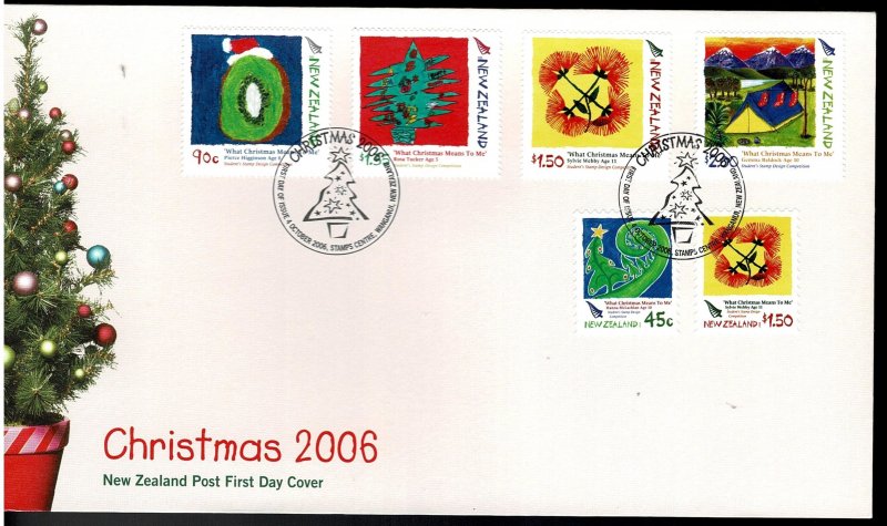 New Zealand 2006 Christmas FDC