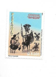 PARAGUAY 2005 DON QUIJOTE 400 YEARS OF ITS PUBLICATION SPANISH LITERATURE MNH