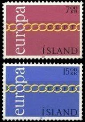 Iceland - Scott # 429-30 VF MNH - Europa