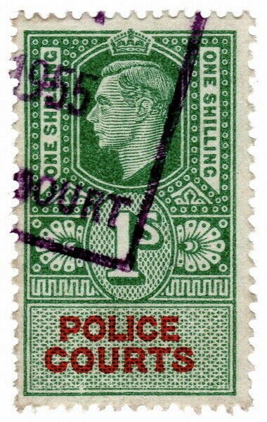 (I.B) George VI Revenue : Police Courts 1/-