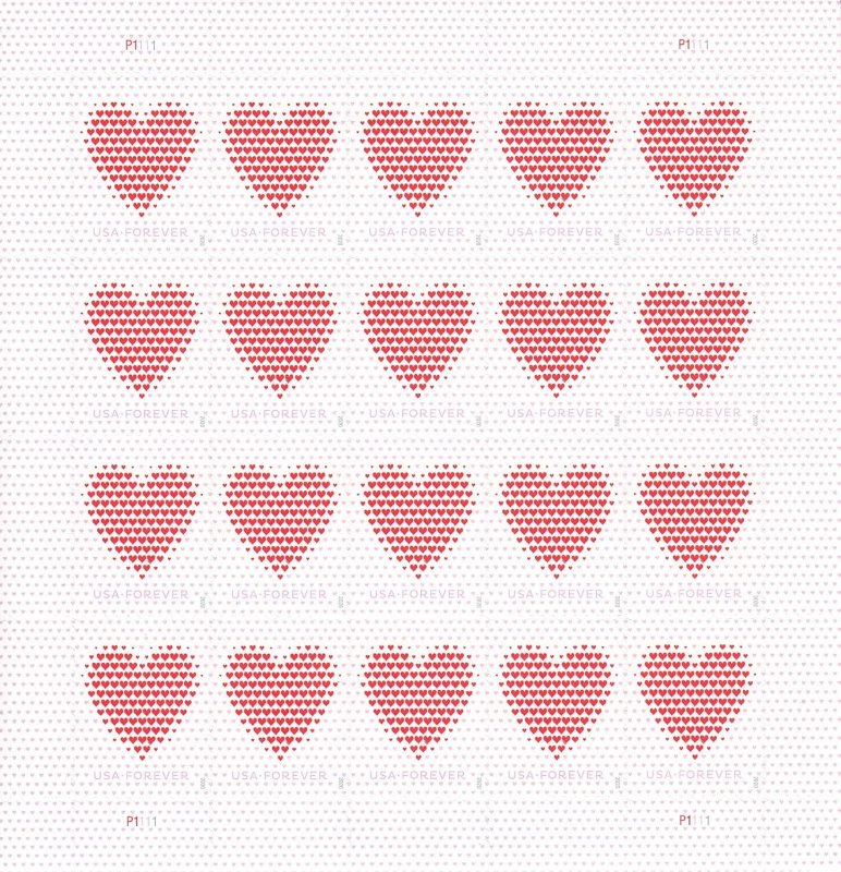 20 Forever First Class Postage Stamps Wedding Celebration Love Valentines (of40）