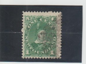 Newfoundland  Scott#  44  Used  (1887  Queen Victoria)