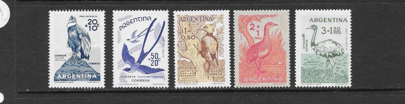 BIRDS - Argentina #B22-24, CB17-18  MNH