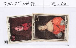 MONACO  774-75   MNH