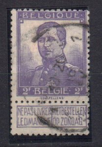 BELGIUM STAMPS, 1912. Sc.#101, USED