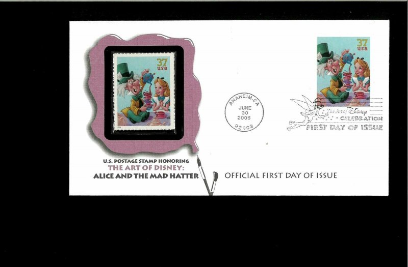 2005 FDC Art of Disney Celebrations Anaheim CA