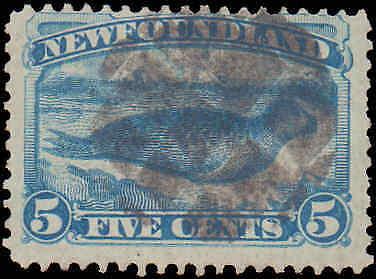 1894 Canda Newfoundland #55, Incomplete Set, Used