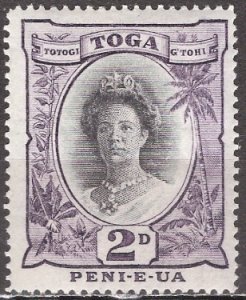 Tonga; 1920: Sc. # 56a: MH Single Stamp