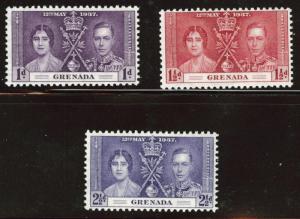 Gold Coast Scott 128-130 MNH** 1937 Coronation set 