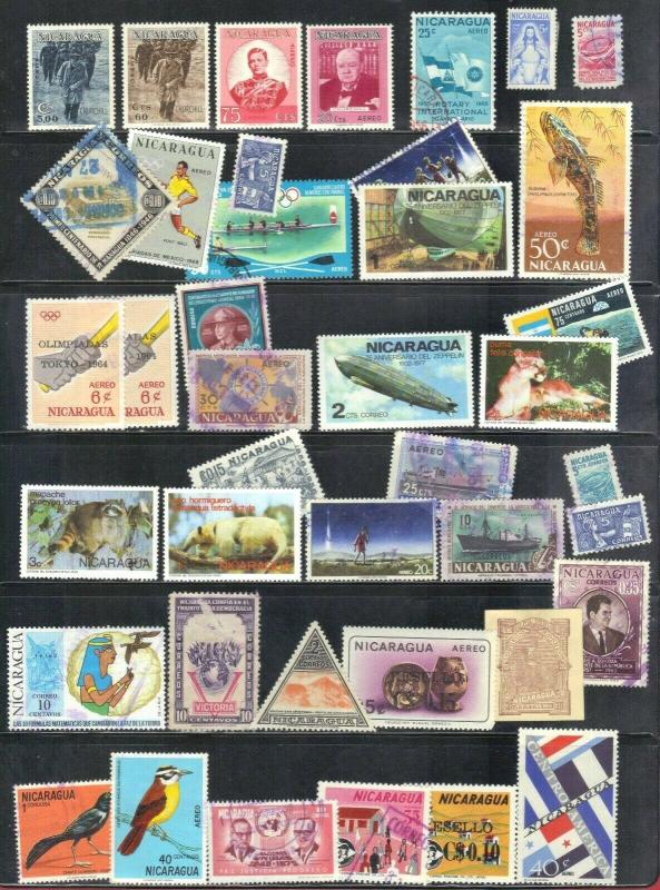 NICARAGUA STAMPS  LOT #1  SEE SCAN