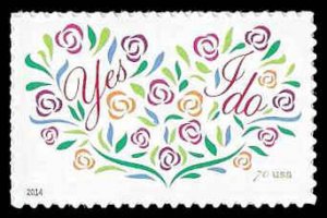 PCBstamps  US #4881 70c Yes I Do, MNH, (20)