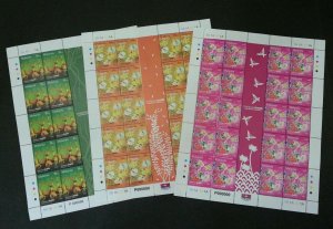 Malaysia Batik Crafted For World 2005 Textile (sheetlet) MNH *VIP *P000000 *Rare