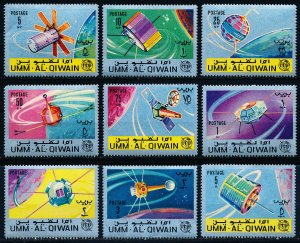 Umm Al Qiwain Mi78-86  Set of 9 MNH