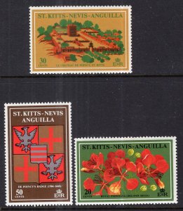 St Kitts Nevis 242-244 MNH VF