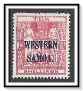 Samoa #197 Postal-Fiscal Overprinted MH