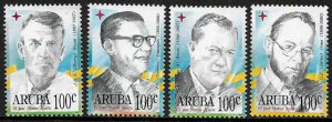 Aruba #130-3 MNH Set - Statesman and Politicians