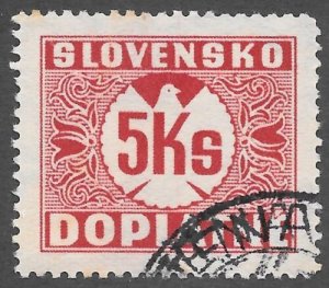 Slovakia (1941)  - Scott # J22.  Used 