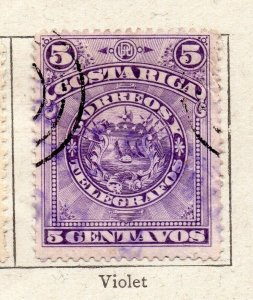 Costa Rica 1892 Early Issue Fine Used 5c. NW-264740