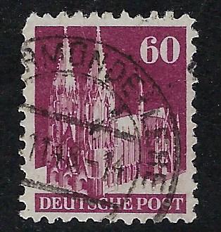 Germany AM Post Scott # 654, used