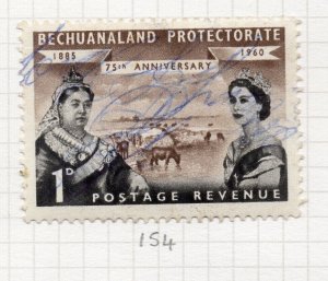 Bechuanaland 1950s QEII Early Issue Fine Used 1d. NW-204389
