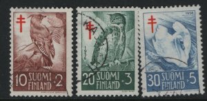 FINLAND  B135-B137  USED SET