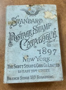 Scott 1897 Standard  Postage Stamp Catalogue , original, reference book