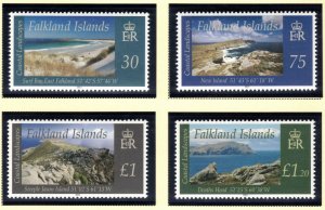 FALKLAND ISLANDS 2012 Coastal Landscapes; Scott 1058-61, SG 1222-25; MNH