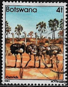 Botswana #306 Used Stamp - Ostriches