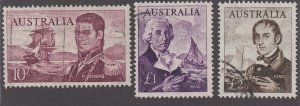 Australia #377-379 Used