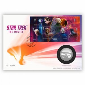 Royal Mail - Star Trek - Silver Medal - Movies Stamps
