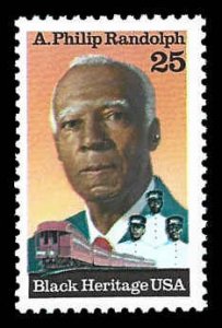 PCBstamps   US #2402 25c A.P. Randolph, Black Heritage, MNH, (58)