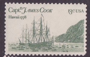 USA - 1978 - Caprain Cook Ship in Hawaii - 13c - MNH