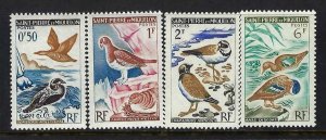 ST. PIERRE ET MIQUELON 362-65 MNH BIRDS K229-2