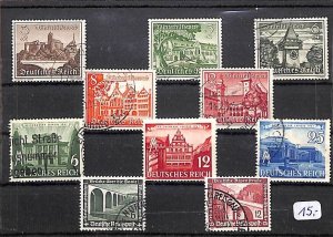 E0062 Germany Empire German Reich stamps selection
