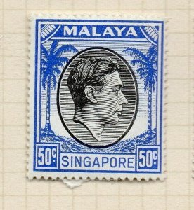 Malaya Singapore 1948-52 Early Issue Fine Mint Hinged 50c. NW-197213